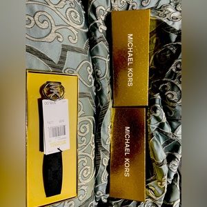 Black Michael Kors L/XL Belt